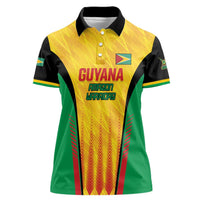 Custom Amazon Warriors Guyana Cricket Women Polo Shirt Ready For Glory Yellow Version - Wonder Print Shop