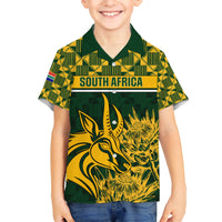 South Africa Rugby Hawaiian Shirt Go Springboks African Pattern - Wonder Print Shop