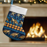 Hawaii Turtles Starfish Unique Pattern Christmas Stocking - Wonder Print Shop