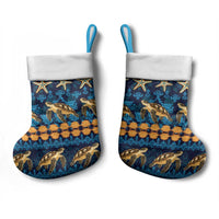Hawaii Turtles Starfish Unique Pattern Christmas Stocking - Wonder Print Shop