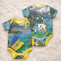 Hairouna St Vincent and The Grenadines Personalized Baby Onesie Land of the Blessed