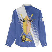 Personalised Buganda Women Casual Shirt Ekitiibwa kya Buganda