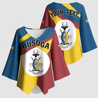 Personalised Kingdom of Busoga Kimono Sleeve Blouse Land of the Soga
