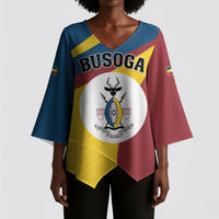 Personalised Kingdom of Busoga Kimono Sleeve Blouse Land of the Soga
