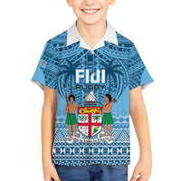 Fiji Rugby Family Matching Off Shoulder Maxi Dress and Hawaiian Shirt Fijian Go 2023 World Cup - Wonder Print Shop