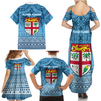 Fiji Rugby Family Matching Summer Maxi Dress and Hawaiian Shirt Fijian Go 2023 World Cup - Wonder Print Shop