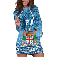 Fiji Rugby Hoodie Dress Fijian Go 2023 World Cup - Wonder Print Shop