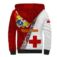 Tonga Rugby Sherpa Hoodie Tongan Go 2023 World Cup - Wonder Print Shop