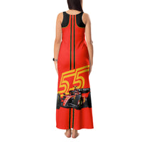 Carlos Sainz 55 Tank Maxi Dress 2023 Singapore GP - Wonder Print Shop