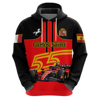 Personalised Carlos Sainz 55 Hoodie 2023 Singapore GP - Wonder Print Shop