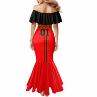 Personalised Carlos Sainz 55 Mermaid Dress 2023 Singapore GP - Wonder Print Shop