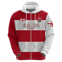 Custom England Rugby Hoodie The Red Rose Champion World Cup 2023 - Wonder Print Shop
