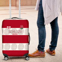 Custom England Rugby Luggage Cover The Red Rose Champion World Cup 2023 - Wonder Print Shop