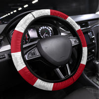 England Rugby Steering Wheel Cover The Red Rose Champion World Cup 2023 - Wonder Print Shop