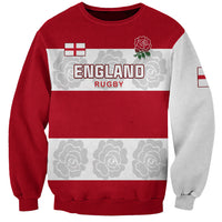 Custom England Rugby Sweatshirt The Red Rose Champion World Cup 2023 - Wonder Print Shop