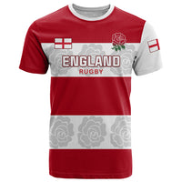 Custom England Rugby T Shirt The Red Rose Champion World Cup 2023 - Wonder Print Shop