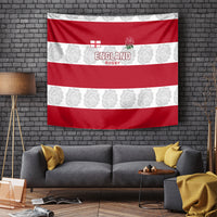 Custom England Rugby Tapestry The Red Rose Champion World Cup 2023 - Wonder Print Shop