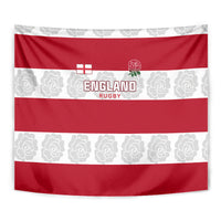 Custom England Rugby Tapestry The Red Rose Champion World Cup 2023 - Wonder Print Shop