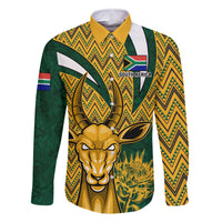 Custom South Africa Rugby Family Matching Mermaid Dress and Hawaiian Shirt Come On Bokke Champion World Cup 2023 - Wonder Print Shop