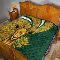 Custom South Africa Rugby Quilt Come On Bokke Champion World Cup 2023 - Wonder Print Shop