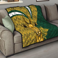 Custom South Africa Rugby Quilt Come On Bokke Champion World Cup 2023 - Wonder Print Shop