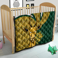 Custom South Africa Rugby Quilt Come On Bokke Champion World Cup 2023 - Wonder Print Shop