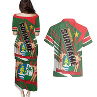 Republiek Suriname Couples Matching Puletasi and Hawaiian Shirt Special Edition - Wonder Print Shop