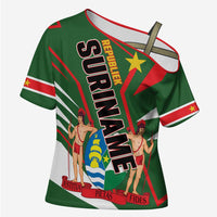 Republiek Suriname Cross Shoulder Shirt Special Edition - Wonder Print Shop