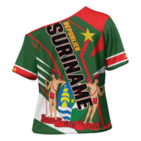 Republiek Suriname Cross Shoulder Shirt Special Edition - Wonder Print Shop