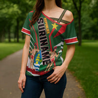 Republiek Suriname Cross Shoulder Shirt Special Edition - Wonder Print Shop
