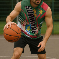 Republiek Suriname Sleeveless Hoodie Special Edition - Wonder Print Shop