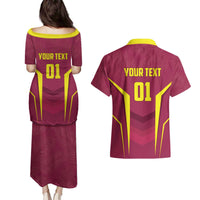 Custom West Indies Cricket Couples Matching Puletasi and Hawaiian Shirt Windies Great To Be Back - Wonder Print Shop