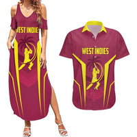 Custom West Indies Cricket Couples Matching Summer Maxi Dress and Hawaiian Shirt Windies Great To Be Back - Wonder Print Shop