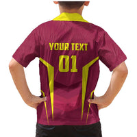 Custom West Indies Cricket Family Matching Mermaid Dress and Hawaiian Shirt Windies Great To Be Back - Wonder Print Shop