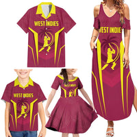 Custom West Indies Cricket Family Matching Summer Maxi Dress and Hawaiian Shirt Windies Great To Be Back - Wonder Print Shop