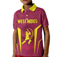 Custom West Indies Cricket Kid Polo Shirt Windies Great To Be Back - Wonder Print Shop