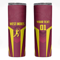 Custom West Indies Cricket Skinny Tumbler Windies Great To Be Back - Wonder Print Shop