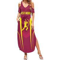 Custom West Indies Cricket Summer Maxi Dress Windies Great To Be Back - Wonder Print Shop