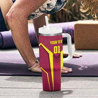 Custom West Indies Cricket Tumbler With Handle Windies Great To Be Back - Wonder Print Shop
