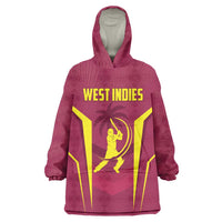 Custom West Indies Cricket Wearable Blanket Hoodie Windies Great To Be Back - Wonder Print Shop