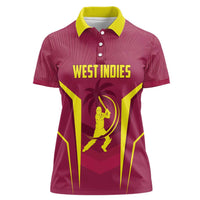 Custom West Indies Cricket Women Polo Shirt Windies Great To Be Back - Wonder Print Shop