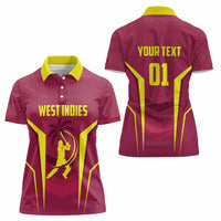 Custom West Indies Cricket Women Polo Shirt Windies Great To Be Back - Wonder Print Shop