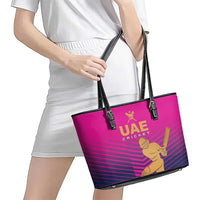 United Arab Emirates Cricket Leather Tote Bag Go Boys Team UAE - Wonder Print Shop
