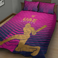 United Arab Emirates Cricket Quilt Bed Set Go Boys Team UAE - Wonder Print Shop