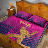 United Arab Emirates Cricket Quilt Bed Set Go Boys Team UAE - Wonder Print Shop