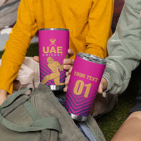 Custom United Arab Emirates Cricket Tumbler Cup Go Boys Team UAE - Wonder Print Shop