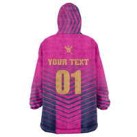 Custom United Arab Emirates Cricket Wearable Blanket Hoodie Go Boys Team UAE - Wonder Print Shop