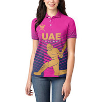 Custom United Arab Emirates Cricket Women Polo Shirt Go Boys Team UAE - Wonder Print Shop