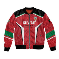 Custom Kuwait Cricket Bomber Jacket Go Champions - Wonder Print Shop