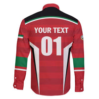 Custom Kuwait Cricket Family Matching Long Sleeve Bodycon Dress and Hawaiian Shirt Go Champions - Wonder Print Shop